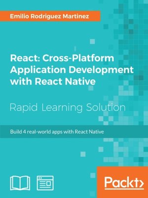 cover image of React: Cross-Platform Application Development with React Native